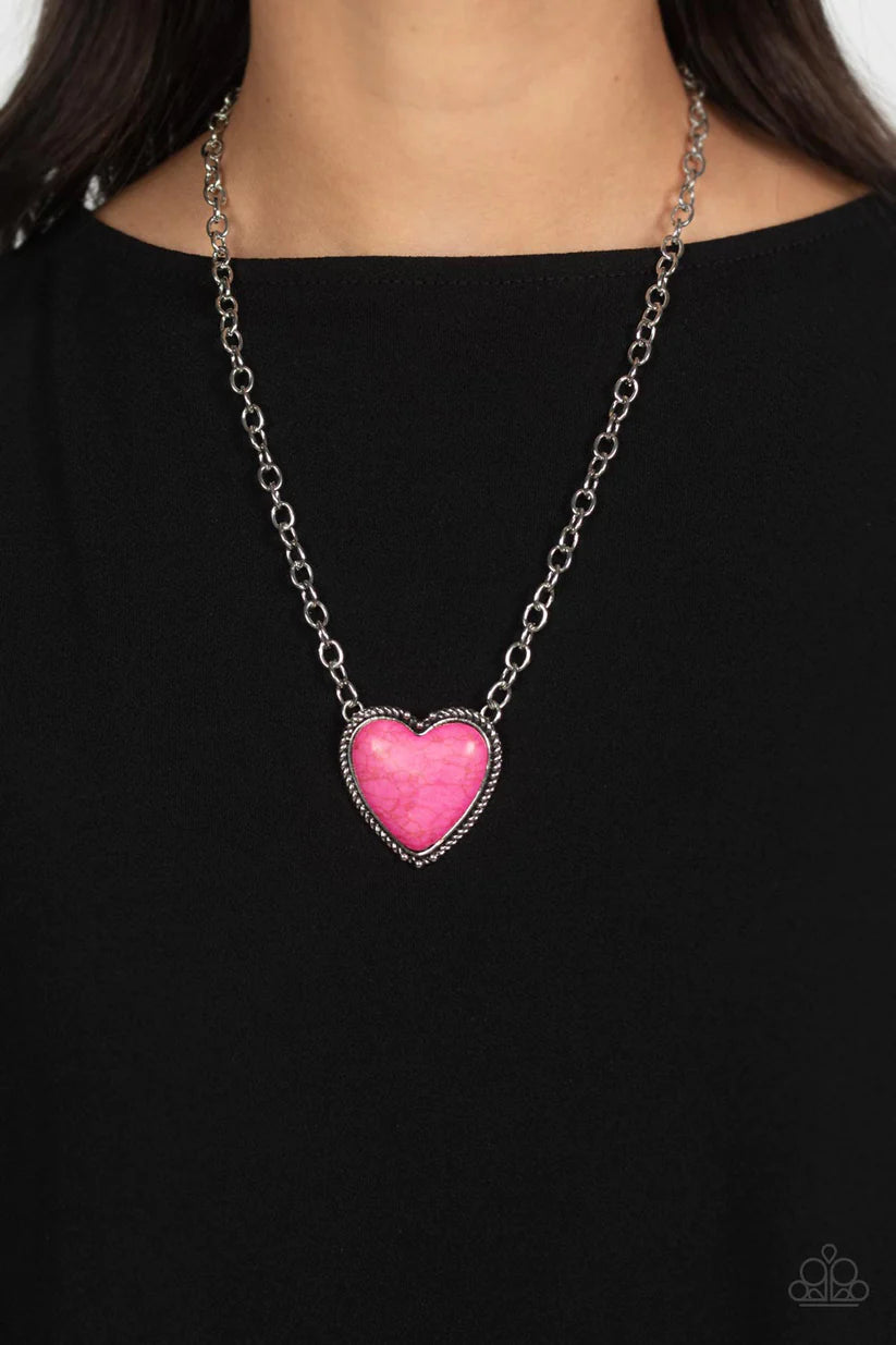 Authentic Admirer Pink Necklace - 1C4