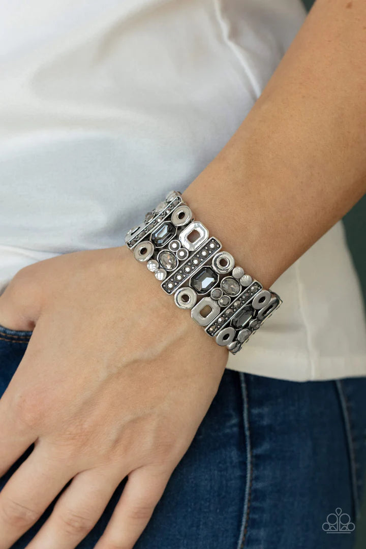 Dynamically Diverses Silver Bracelet - 1C5