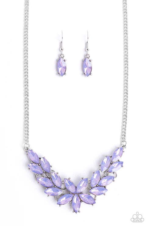 Ethereal Efflorescence Purple Necklace 1C1