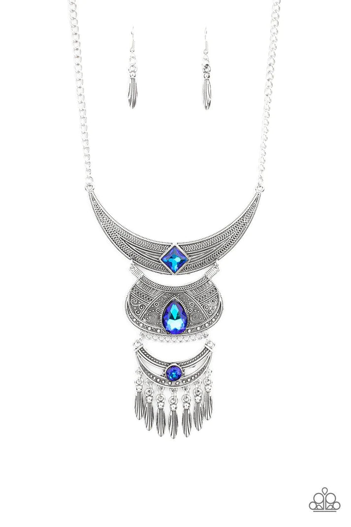Lunar Enchantment Blue Necklace - 1C3