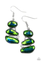 Gem Galaxy Green Earrings - 1C5