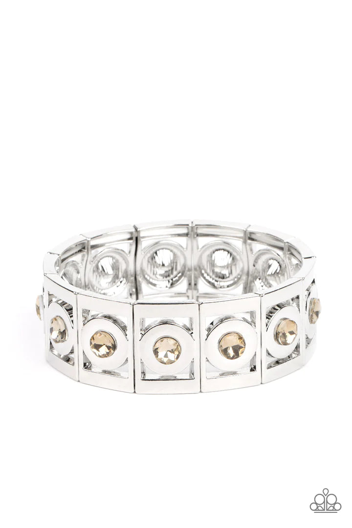 Stretch of Drama Brown Bracelet - 1C2