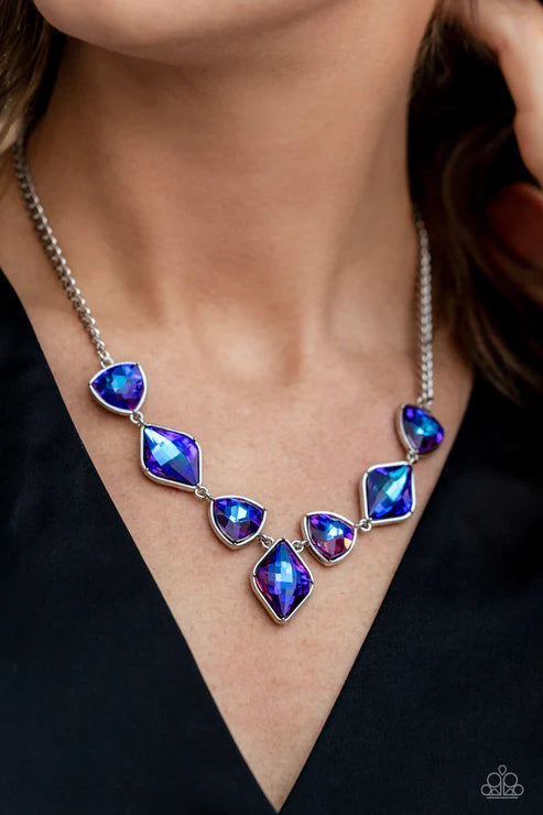 Glittering Geometrics - Purple  1B2