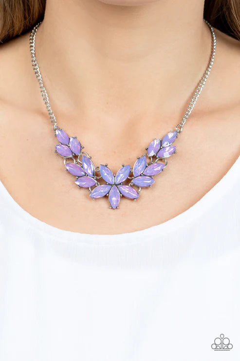 Ethereal Efflorescence Purple Necklace 1C1