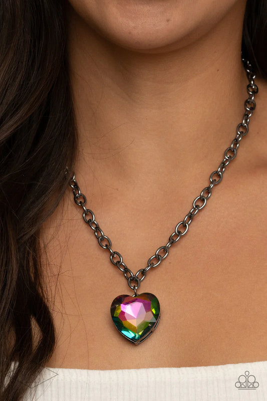Flirtatiously Flashy Multi Necklace 1C5
