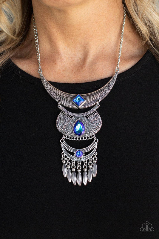 Lunar Enchantment Blue Necklace - 1C3