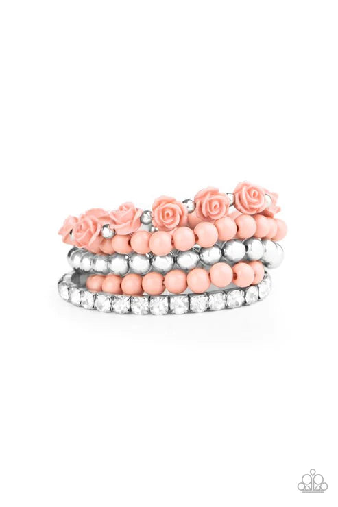Rose Garden Grandeur - Pink Bracelet 1C3
